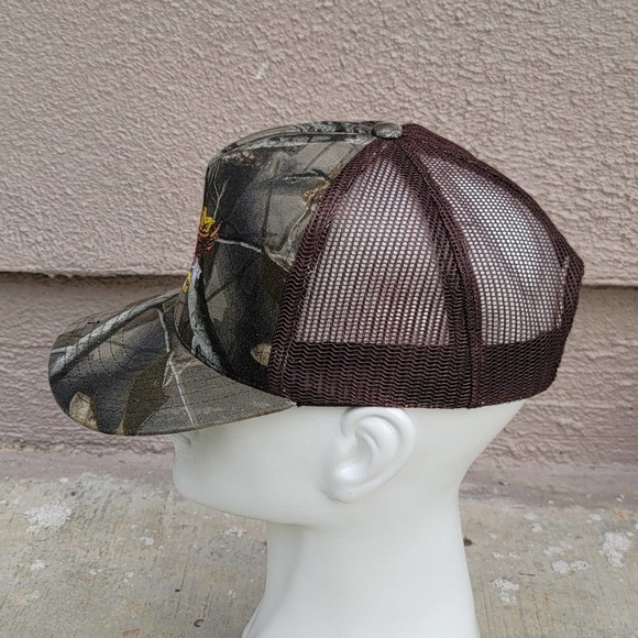 Vtg I AM Local 175 New York PA Camo TruckerHat - Picture 4 of 7